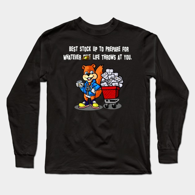 Conker's : Fully Stocked Long Sleeve T-Shirt by jackbrimstone